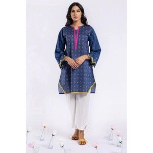 Orient Nuovo Printed Lawn Kurta - Blue -Size S